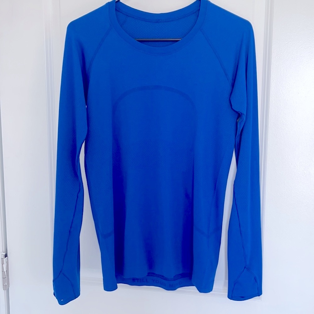 Lululemon Swiftly Tech Long Sleeve 2.0 Symphony Blue Size 8